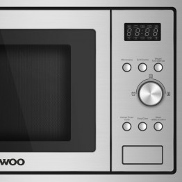 Cuptor cu microunde incorporabil Daewoo KOC-25X-1, putere 900 W, capacitate 25 l, 8 programe predefinite, timer, avertizare sonora, inox